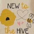 thumbnail image 6 of mgoYE New to the Hive Newborn Outfit Bee Long Sleeve Romper Jumpsuit Coming Home Newborn Girl Outfits Clothes Fall Winter(Beige,3-6 Months), 6 of 8