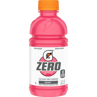 Gatorade Zero Sugar Thirst Quencher Berry Sports Drink, 12 fl oz, pack of 1