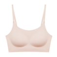 thumbnail image 4 of 2PC Womens Lingerie Front Closure Floral Support Lette Soft Bralette Top,Pink,40, 4 of 6