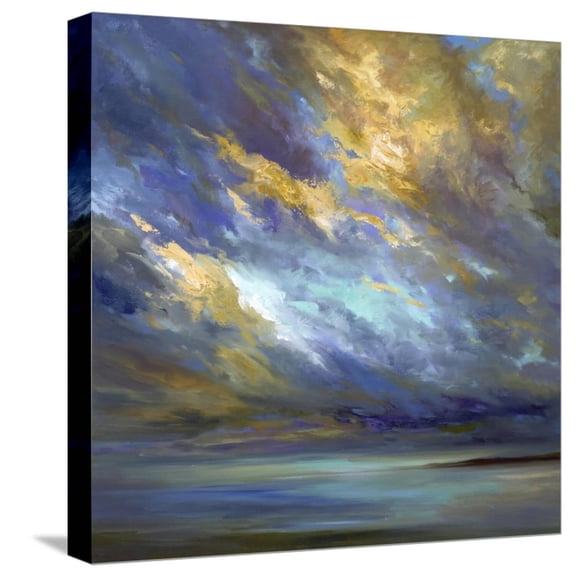 Art.com Coastal Clouds #30 Stretched Canvas Print Wall Art by Sheila Finch, 16" x 16"