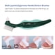 thumbnail image 4 of Vogacara Cepillo para dentición postiza Mango ergonómico multicapa Herramienta de limpieza oral Suministros para el cuidado multiángulo de Salud Verde Vogacara CE012241-02B, 4 of 6