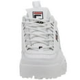 thumbnail image 4 of Fila FW01655-111 : Men's Disruptor II Sneaker White, 4 of 7