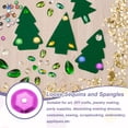 thumbnail image 4 of Uxcell Loose Sequins 4000Pcs 0.2" Sequins Spangles Plum Red, 4 of 6