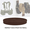 thumbnail image 6 of 1 Inch x 50 Yards Brown Heavy Cotton Webbing Strap – Continuous Rolls for DIY Sewing, Bag Handle, Belts, and Crafts, 6 of 8