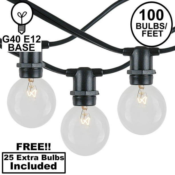 Novelty Lights G40 Outdoor Globe String Patio Novelty Lights G40 Outdoor Globe String