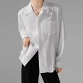 thumbnail image 1 of Lightweight Mens Long Sleeve Casual Shirt with Stripes for Everyday Use, 1 of 10