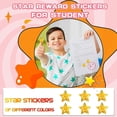 thumbnail image 6 of 1500 PCS Holographic Star Stickers for Kids Reward, Self Adhesive Foil Colorful Star Stickers for Behavior Chart, Student Planner and School Classroom Teacher Supplies (1" Each), 6 of 10