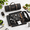 Black - Black, variant on Bartender Kit Bag With Cocktail Shaker Set - Waxed Canvas Traveling Bar Tools 17-pc Travel Mixology Bartending Kits Mobile Roll S