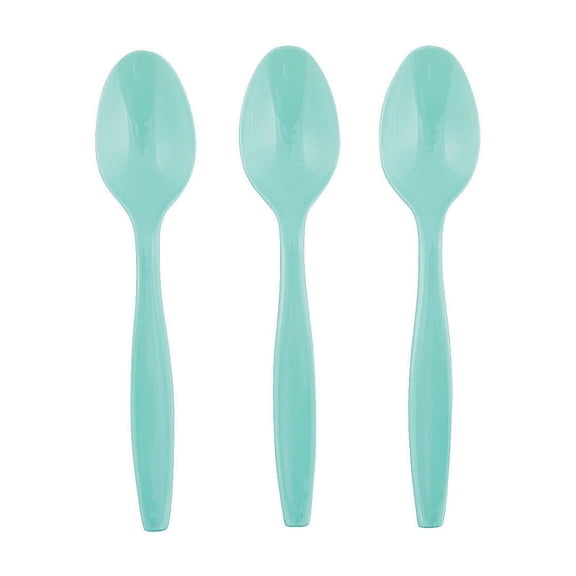 Fresh Mint Plastic Spoons 24 Piece(S) - Party Supplies - 24 Pieces