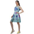 thumbnail image 4 of Moomaya Robe en Dentelle Style Vintage pour Femmes, Robe Courte d'Été Décontractée en Coton Imprimé, 4 of 4