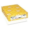 Astrobrights 22401 8.5 in. x 11 in. 65 lbs. Cover Weight Color Cardstock - Stardust Flecked White (250/Pack)