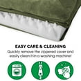 thumbnail image 5 of FurHaven Pet Products Faux Fur & Velvet Orthopedic Sofa Pet Bed for Dogs & Cats - Dark Sage, Large, 5 of 13