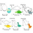 thumbnail image 3 of Mikilon Creative Dinosaur Shape Stainless Steel Diy Mould Baking Mould Kitchen Tool, 3 of 8