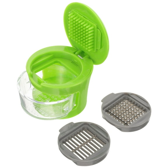Hytrove Garlic Press Chopper Slicer 1Pcs for Easy Garlic Grinding and Crushing in Cooking Plastic