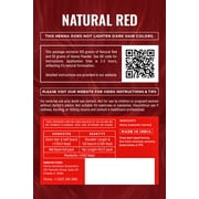Natural Red | 100% Natural Hair Dye Kit | Vibrant Colors with Pure Henna & Herbal Mix | Ammonia-Free & Chemical-Free Hair Coloring