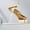 Brushed Gold B, variant on Bathroom Deck-Mounted Basin Faucet, Snake Shape Creative Sink Mixer Taps, Cold and Hot Water Mix Tap