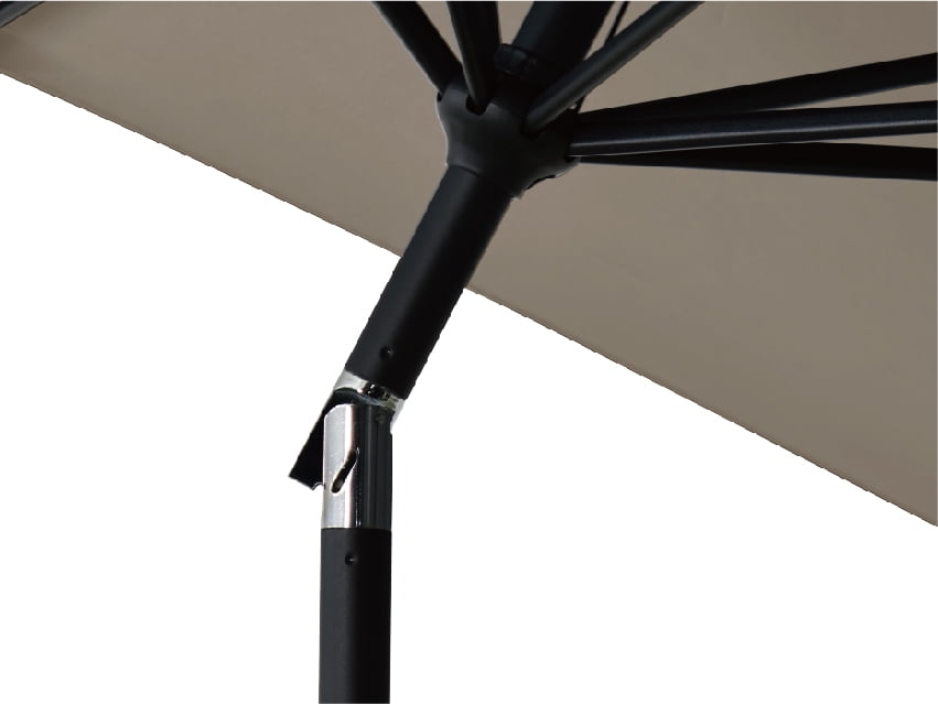 AE Outdoor 9ft Patio Umbrella with Auto-Tilt & Crank Lift, UV Protection Outdoor Market Parasol for Garden Deck (Base Not Included)