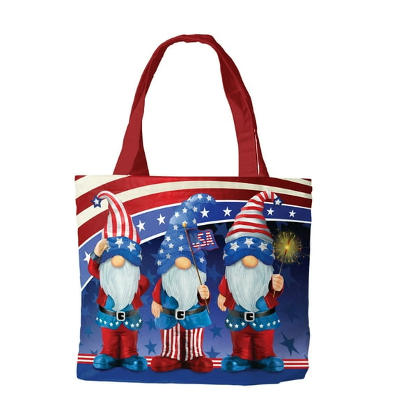 Briarwood Lane Patriotic Gnomes Canvas Tote Bag