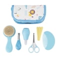 thumbnail image 1 of Bebesit Kit de Aseo para Bebé - Set de Cuidado Personal con Estuche - Color Azul - Incluye Cepillo, Peine, Tijeras, Lima, Cortaúñas y Aspirador Nasal - Ideal para el Cuidado del Bebé, 1 of 8
