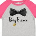 thumbnail image 4 of Inktastic Ring Bearer Black Bow Tie and Gold Wedding Ring Boys Toddler T-Shirt, 4 of 5