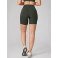 thumbnail image 2 of Pantalones cortos de entrenamiento Unisu Hugcurve de cintura alta para mujer, 2 of 2