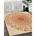 thumbnail image 3 of Ahgly Company Machine Washable Indoor Rectangle Transitional Khaki Gold Area Rugs, 6' x 9', 3 of 7