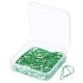 thumbnail image 1 of 50uds Clip de Papel Metal Gota-Forma con Caja 1 Pulgadas Claro Verde para Artesanías Organizar Oficina Hogar Unique Bargains, 1 of 5