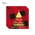 thumbnail image 2 of NWOKYZGH 20Pcs Merry Christmas Dinnerware Set - Christmas Tree Paper Napkins, Party Supplies, 2 of 6