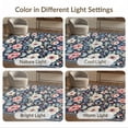 thumbnail image 7 of ODIKA 8'x10' Washable Area Rug Scatter Vintage Pink Blooms Trellis Frame Petal Motif Entry Door for Living Room, Under Sectional, Family , Durable, Non-Slip, 7 of 7