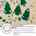 thumbnail image 4 of Uxcell Loose Sequins 4000Pcs 0.2" Sequins Spangles Silver Tone, 4 of 6