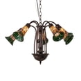 thumbnail image 6 of Meyda Tiffany 236530 Stained Glass 7 Light 24" Wide Chandelier - MultiColor, 6 of 6
