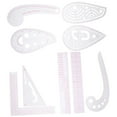 thumbnail image 6 of MLINS 1 Set Plastic Sewing Ruler Sewing Measure Tool Sewing Ruler Set For Sewing Garment Pattern Making French Curve Ruler Set Sewing Measure Ruler, 6 of 8