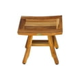 thumbnail image 3 of EcoDecors® Satori® 14" Teak Wood Shower Bench in EarthyTeak Finish, 3 of 10