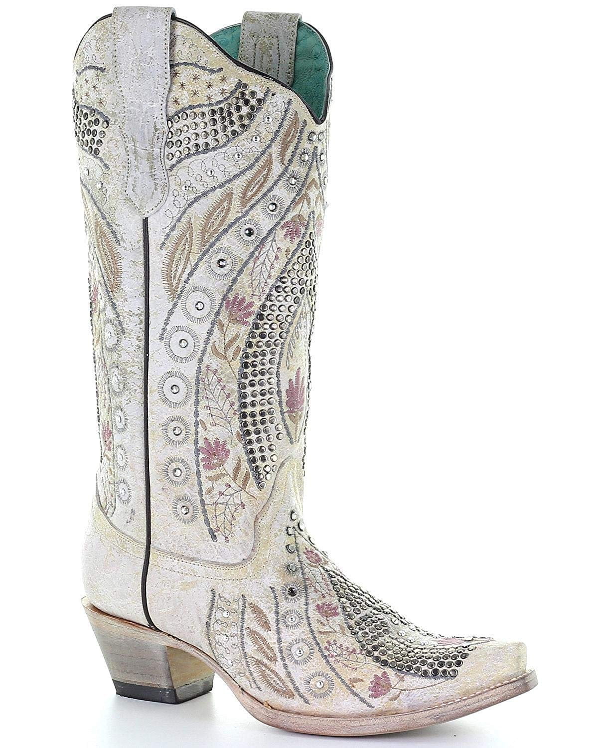 floral corral boots