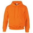 thumbnail image 2 of Adult DryBlend® Adult 9 oz., 50/50 Hooded Sweatshirt - S ORANGE - 2XL, 2 of 5