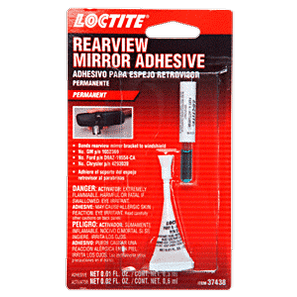 Loctite 37438 Rear View Mirror Adhesive 12 Cards Per Box