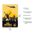thumbnail image 2 of Air Afrique Airline - West Africa - Bamako Airlines (Ligne de Bamako) - Vintage Airline Travel Poster c.1925 - 8 x 12 inch Vintage Metal Tin Sign, 2 of 4