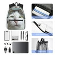 thumbnail image 4 of Fotbe Funny Cat Mochila Ligera Casual para Laptop para Hombres y Mujeres, Mochila Impermeable de Uso Diario, Mochila para Universidad, 4 of 6