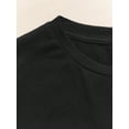 thumbnail image 3 of Teen Girls' Casual Slogan Pattern Short Sleeve T-Shirt Suitable For Summer, 3 of 5