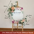 thumbnail image 6 of Wedding Decor Road Lead Artificial Flower Row Welcome Sign Props Simulation Peony Wedding Welcome Sign DIY Floral Decoration, 6 of 6