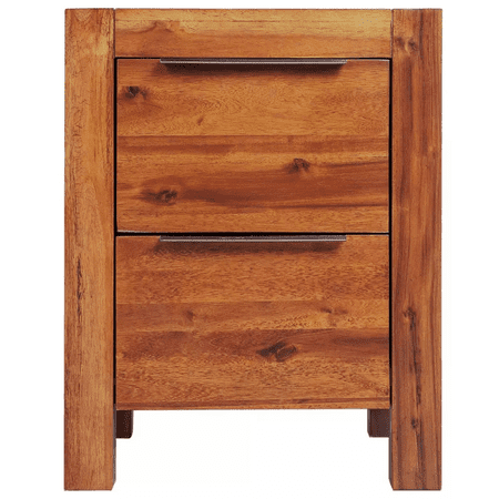 Two Drawer Bed Side Cabinet - GHP 17.7
