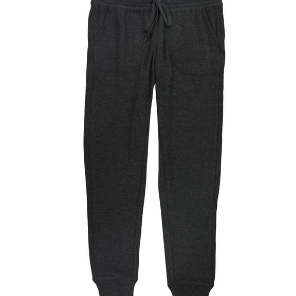 P.J. Salvage Womens Ribbed Pajama Jogger Pants, Grey, Small