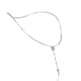 thumbnail image 2 of Rosario De Plata Ley 925 Con Bola Diamantada De 45 Cm, 2 of 6