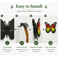 thumbnail image 5 of Kabuer Butterfly Wall Decor, Hanging Butterfly Art for Outdoor, Garden, Patio, Gift 4 Pack, Metal, 5 of 7