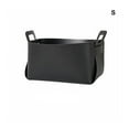 thumbnail image 4 of Storage Basket Leather Organizer Holder Container Box Stationery Sundries, 4 of 9