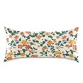 thumbnail image 3 of Florals and Leaves Satin Pillowcase Envelope Design Pillow Covers 1 Pack King Size 20" x 40", 3 of 9