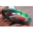 thumbnail image 6 of Certified Icy Green Burma Natural A JADE Jadeite Circle Bangle Bracelet 56 mm 657826 TN, 6 of 14