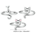 thumbnail image 3 of Stiwee 3Pcs Crochet Rings For Crocheting Adjustable Crochet Tension Ring For Finger Yarn Guide Ring Knitting Crochet Accessories For Women, 3 of 5