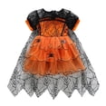 thumbnail image 2 of Vividxx Girls Dress Halloween Girls Dress Party Cute Toddler Gown For Witch Outfit Hallowmas‌ 18-24 Months, 2 of 7