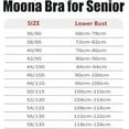 thumbnail image 2 of Moona Bra for Senior, Moona Bra - Front Closure Breathable Bra for Seniors, Full Coverage Bras for Older Women, 2 of 6